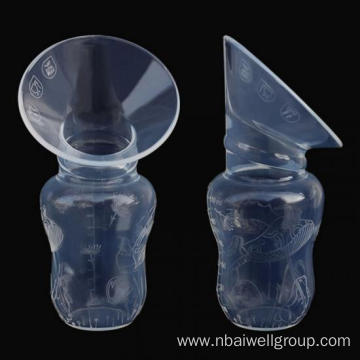 100% Food grade silicone breastfeeding manual breast pump